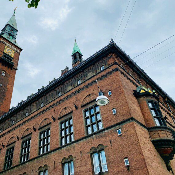 View of Copenhagen City Hall and Tower - Near Holiday Apartments in the Heart of Copenhagen